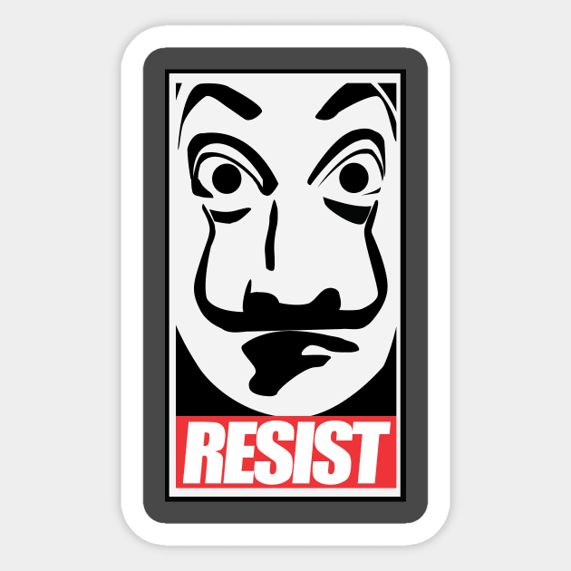 Resistere Sticker by botmaestro